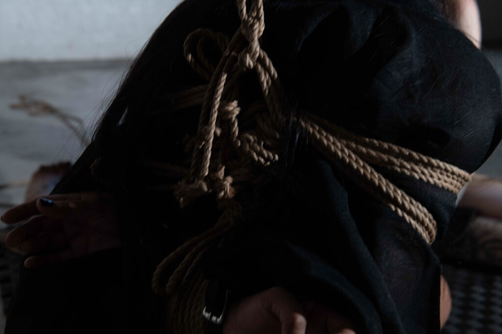 Join inclusive rope bondage events with Jute Rope Claire. Private tuition and high-quality jute rope available.